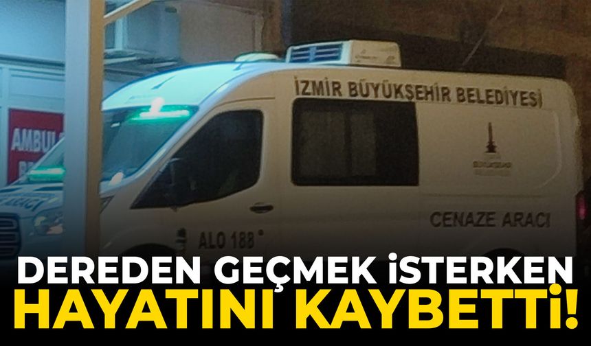 Motosikletle dereyi geçmeye çalıştı… Hayatını kaybetti!