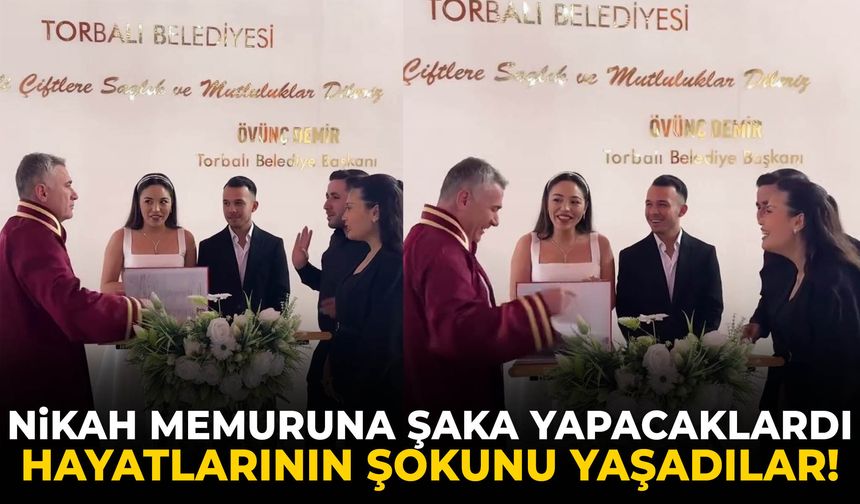 Nikah kıyacaklardı, hayatlarının şokunu yaşadılar!