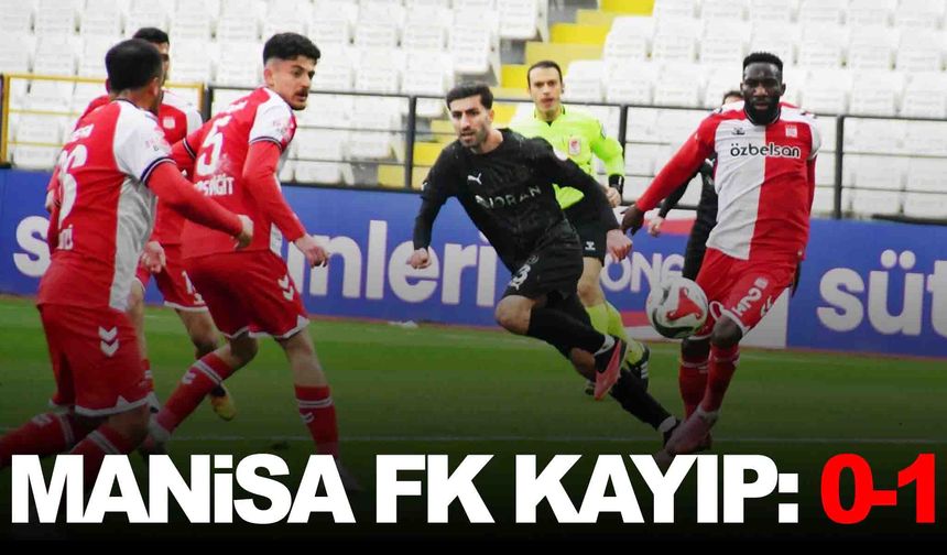 Manisa FK’da kara bayram: 0-1