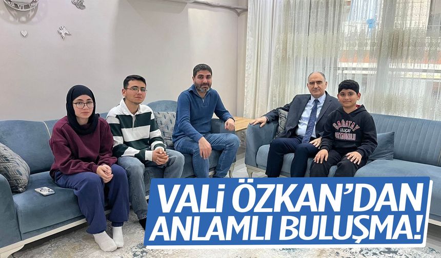 Vali Özkan şehit ve gazi aileleriyle buluştu