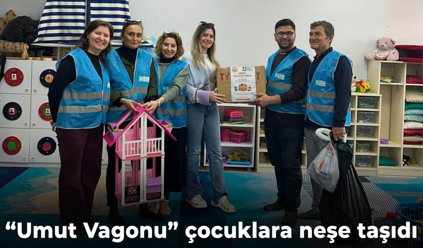 “Umut Vagonu” çocuklara neşe taşıdı