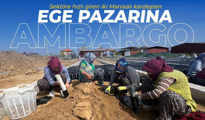 Manisalı iki kardeşten Ege pazarına ambargo