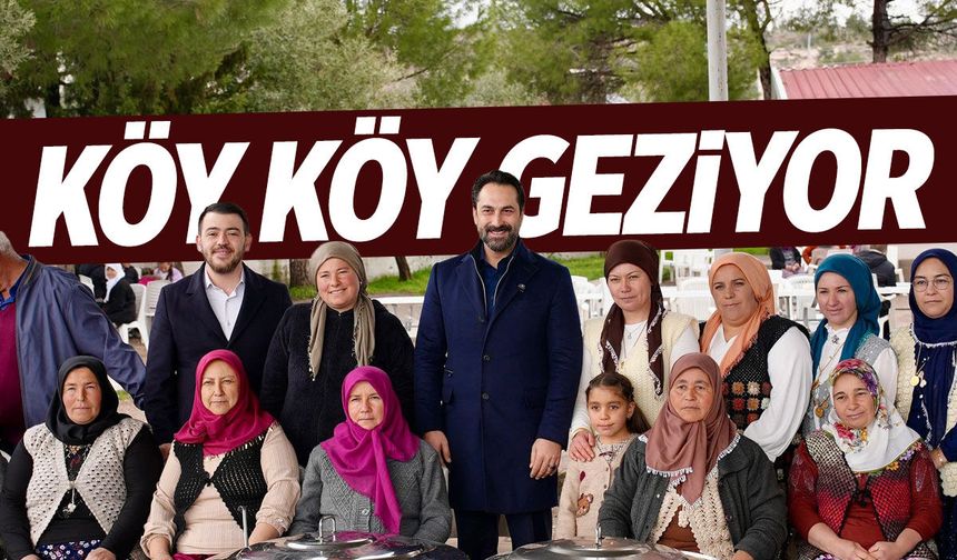 Mücahit Arınç köy köy geziyor