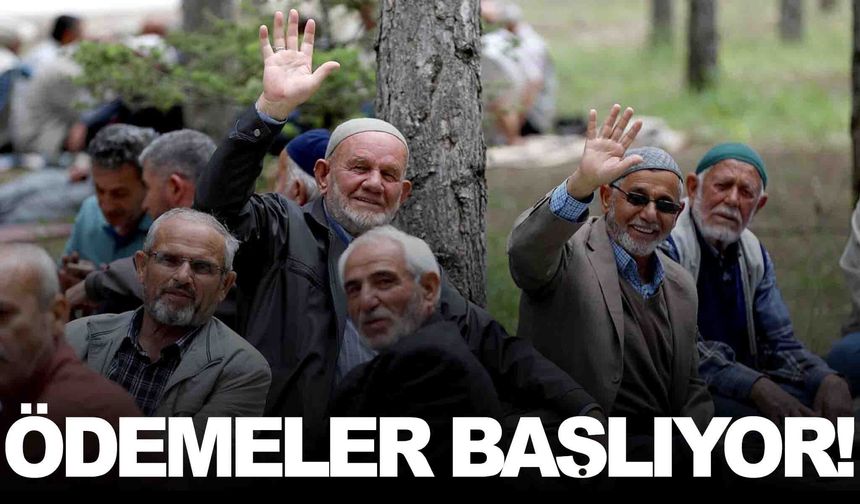 Emeklilerin beklediği haber geldi... Ödemeler bugün başlıyor!