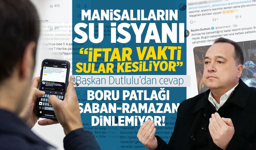 Ramazan'da su çilesi çeken vatandaşlardan tepki