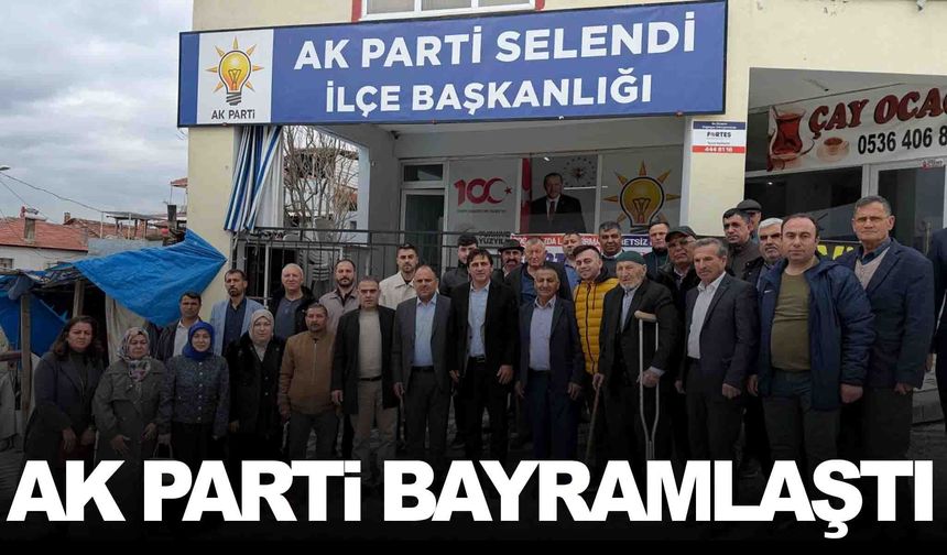 Selendi AK Parti bayramlaştı… Birlik mesajı verildi