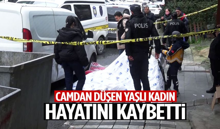 Yaşlı kadının feci ölümü: 3'üncü kattan düşerek can verdi