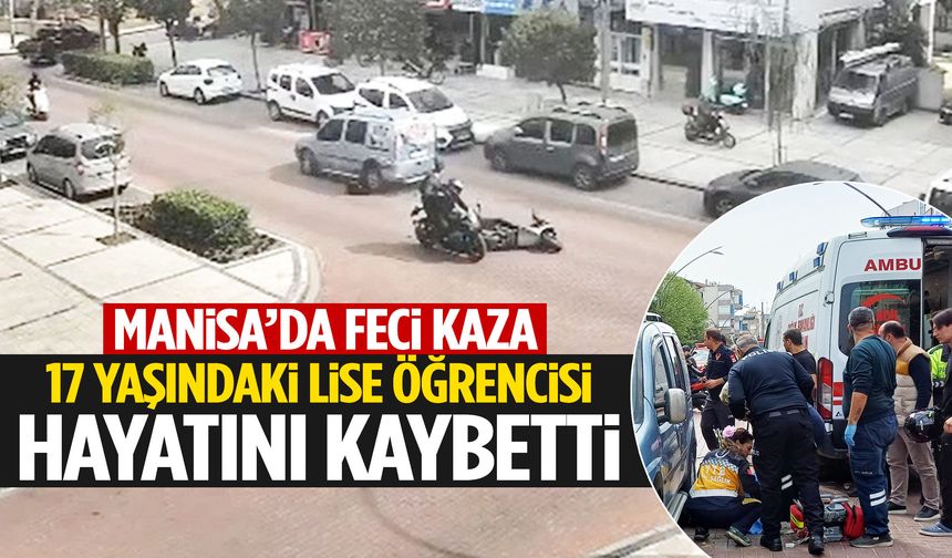 Manisa’da motosiklet kamyonetin altına girdi: Lise öğrencisi hayatını kaybetti!