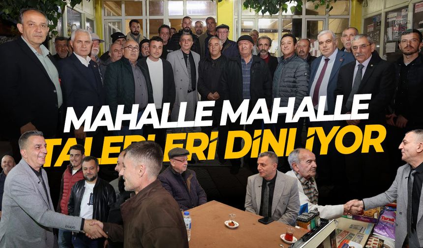 Başkan Şimşek talepleri yerinde dinledi