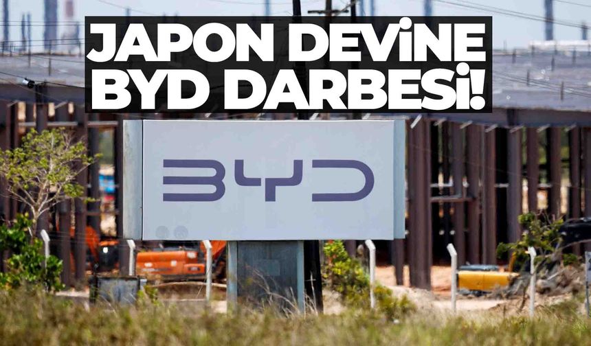 BYD’nin yükselişi Japon devine darbe vurdu... Üretimi yarı yarıya düşürdü!