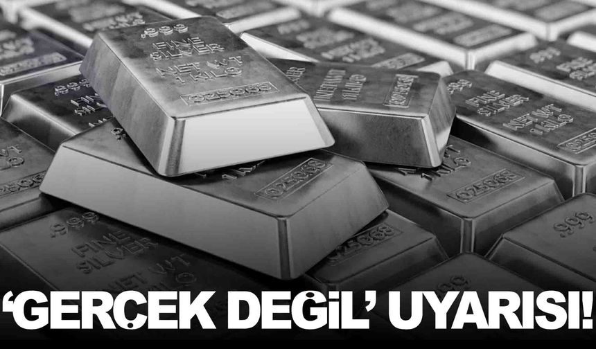 Dev bankadan ‘Gümüş’ açıklaması... ‘Gerçek değil’ diyerek uyardı!