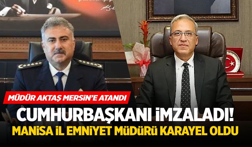 Manisa Emniyeti'nde nöbet değişimi