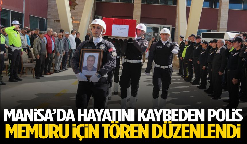 Yunusemre’de feci kaza… Polis memuru son yolculuğuna uğurlandı!