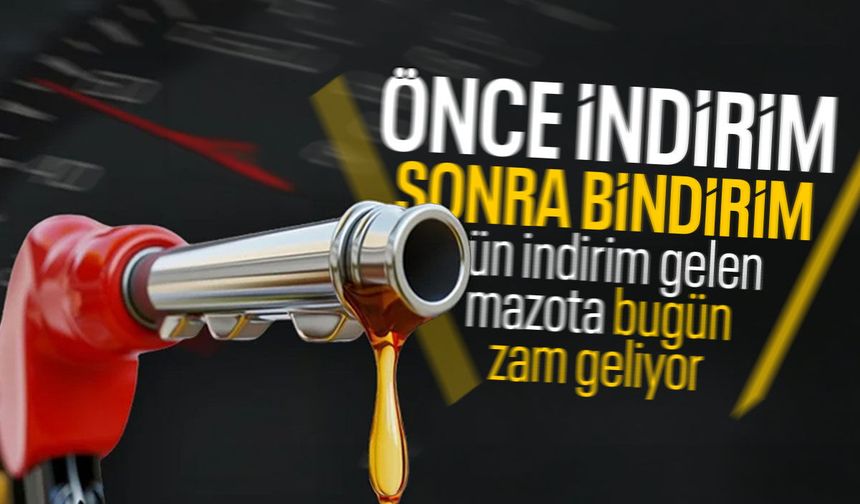 İndirim kısa sürdü! Motorine yine zam var