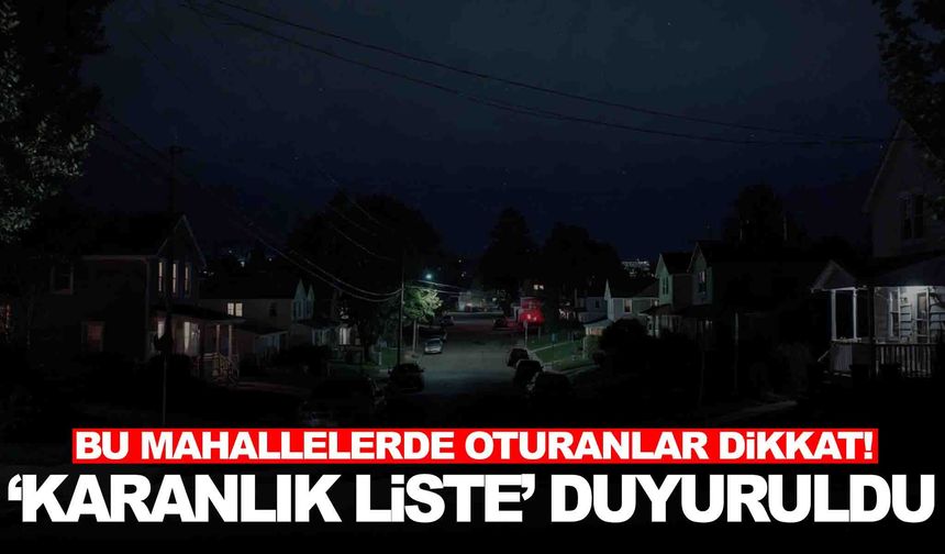 Manisa’da ‘Karanlık liste’ duyuruldu... Uzadıkça uzadı!
