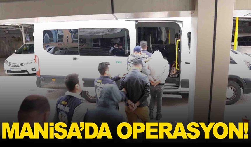 Kripto para operasyonu Manisa’ya sıçradı... 8 şüpheli tutuklandı!