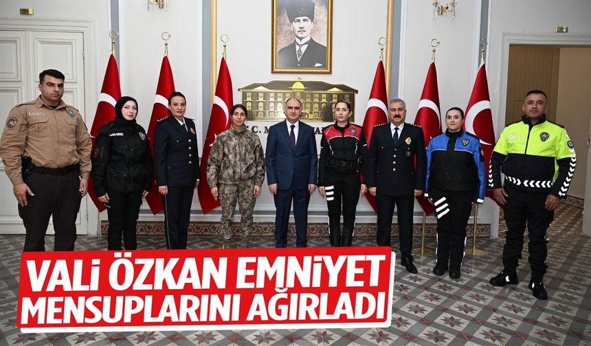 Vali Özkan emniyet mensuplarını ağırladı