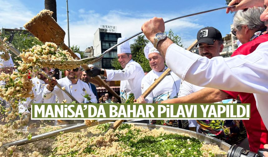 Manisa’da 2 ton bahar pilavı vatandaşlara dağıtıldı!