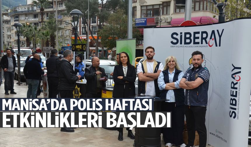 Manisa’da Polis Haftası etkinlikleri başladı
