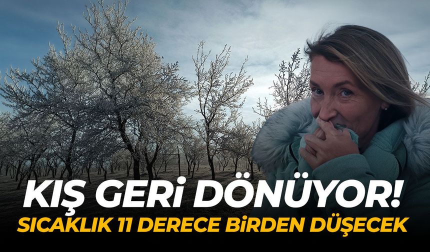 Manisa’ya kış geri dönüyor! Sıcaklık 11 derece birden düşecek