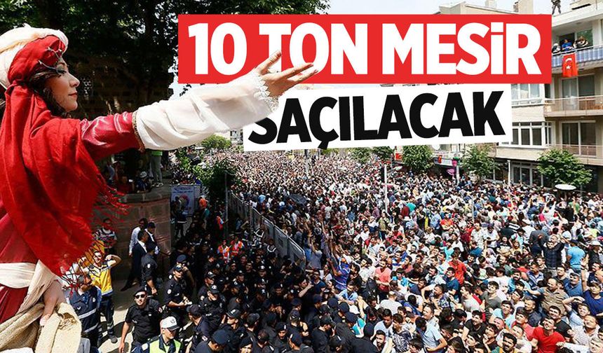 Mesir Festivali'nde 10 mesir saçılacak