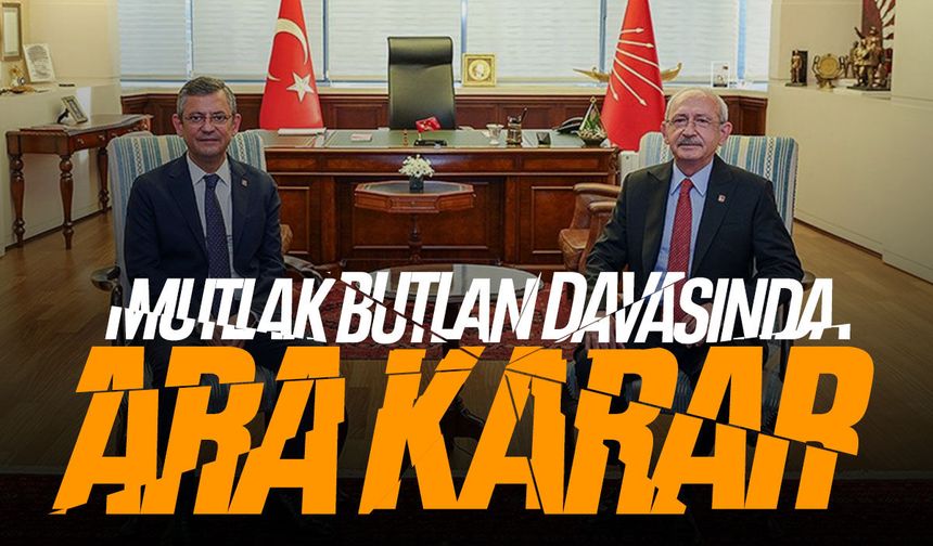 Mutlak butlan davasında ara karar verildi!
