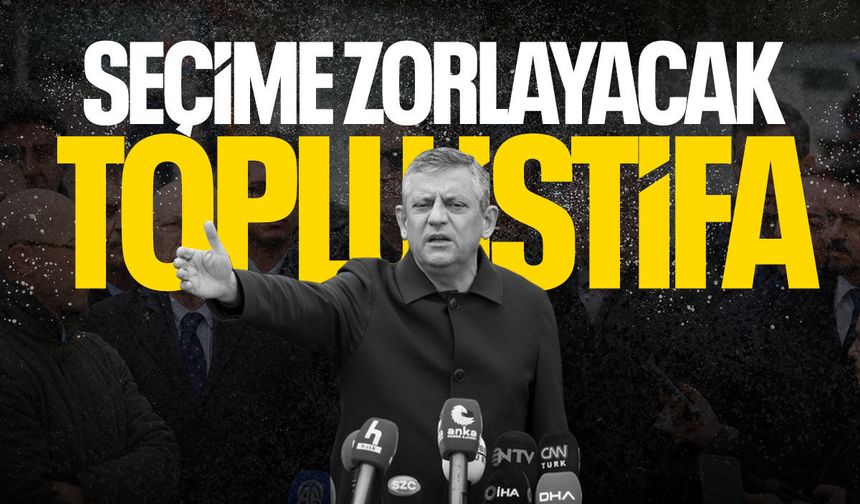 Özgür Özel'den şok hamle: Toplu istifa iddiası...