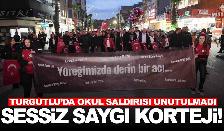 Turgutlu’da Sessiz Saygı korteji: 23 Nisan’da duygusal anlar
