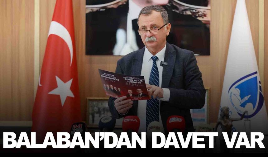 Başkan Balaban’dan toplu açılış daveti: Özgür Özel Manisa’ya geliyor