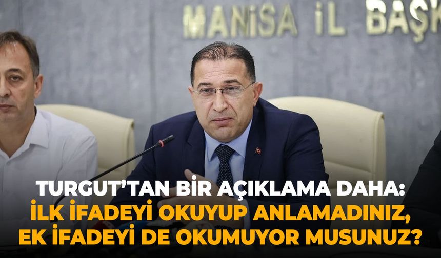 AK Partili Turgut’tan bir açıklama daha