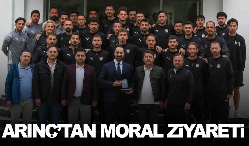 Arınç’tan Manisaspor’a moral ziyareti