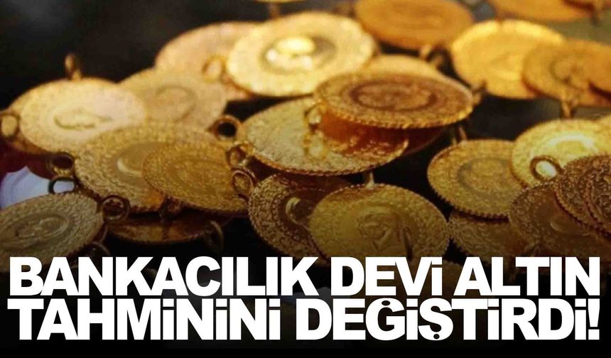 Bankacılık devi altın tahminini değiştirdi: 2027 için dikkat çeken öngörü