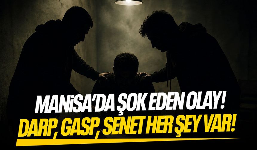 Manisa'da darp, gasp, zorla senet skandalı!