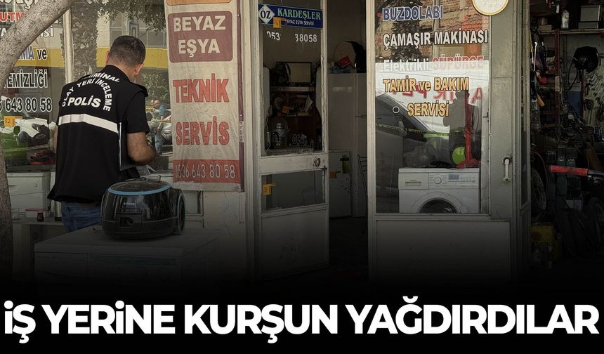 Husumet kanlı bitti! İş yerine kurşun yağdırdılar