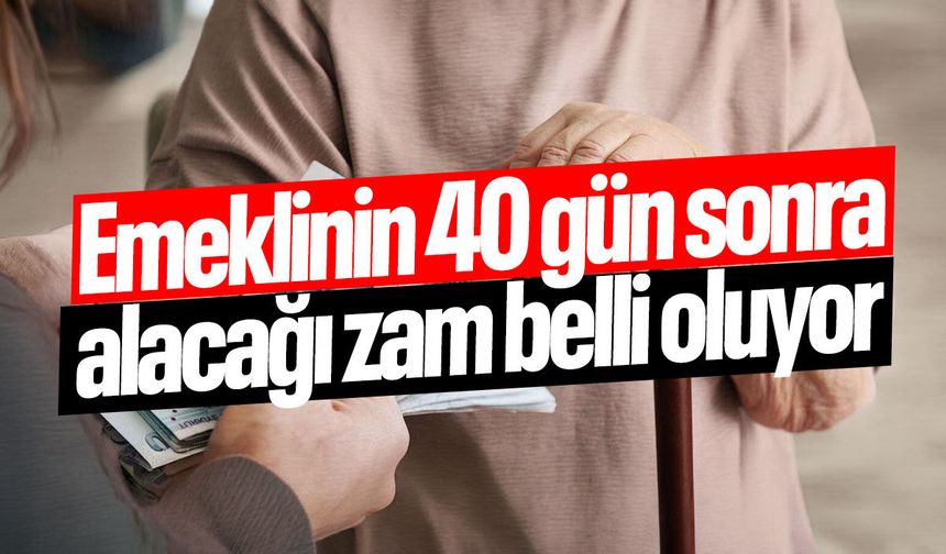 Emeklinin 40 gün sonra alacağı zam belli oluyor! İşte ilk tahminler