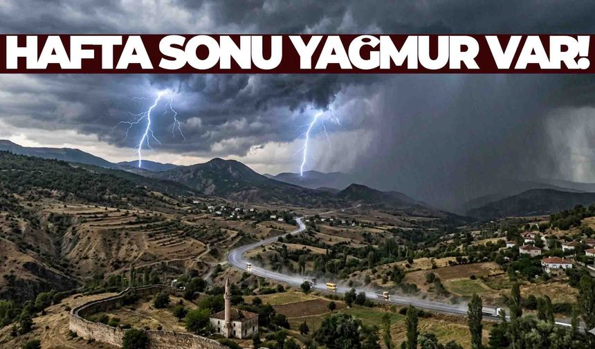 Manisa’da hafta sonu yağış uyarısı: Gök gürültülü sağanak etkili olacak