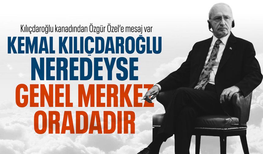 Kılıçdaroğlu kanadından Özgür Özel'e mesaj var