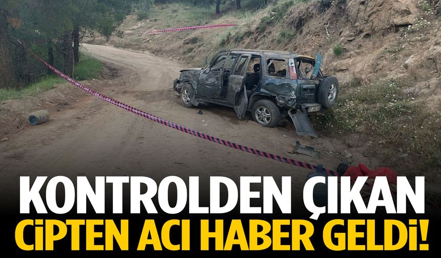 Kontrolden çıkan cipten acı haber geldi!