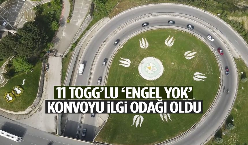 Manisa’da 11 Togg’lu ‘Engel yok’ konvoyu ilgi odağı oldu!