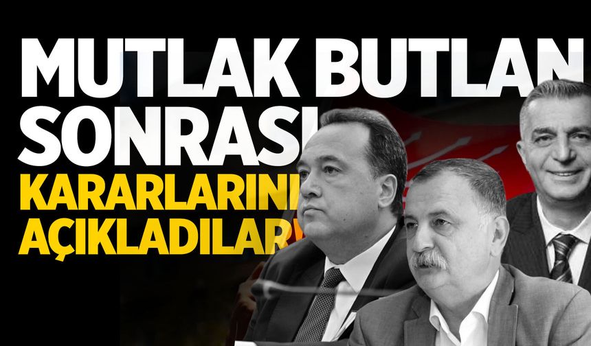 Manisa'da CHP'li belediye başkanları Mutlak Butlan kararı sonrası kararlarını açıkladı
