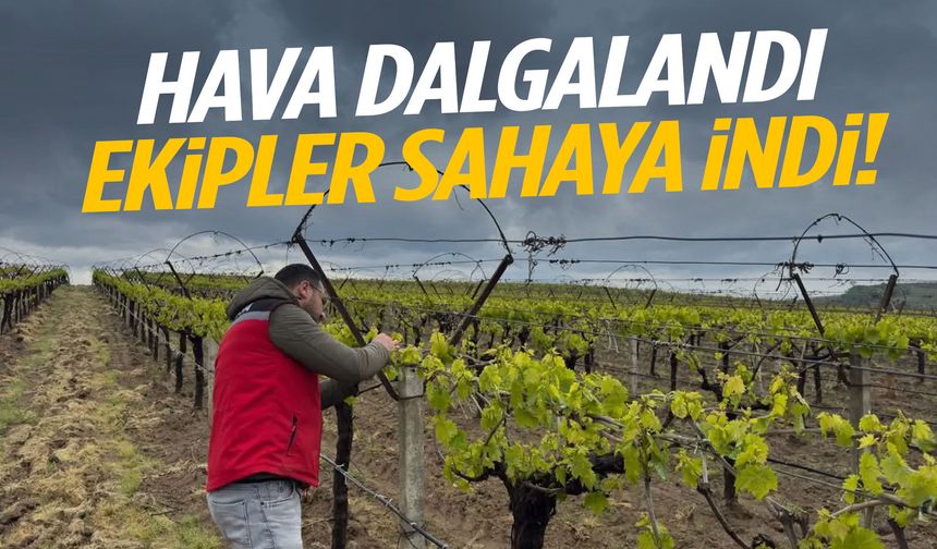 Manisa’da hava dalgalandı… Ekipler sahaya indi!