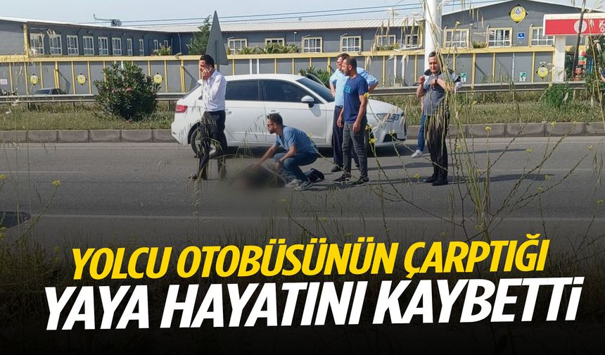 Manisa’da kaza: Yolcu otobüsünün çarptığı yaya hayatını kaybetti