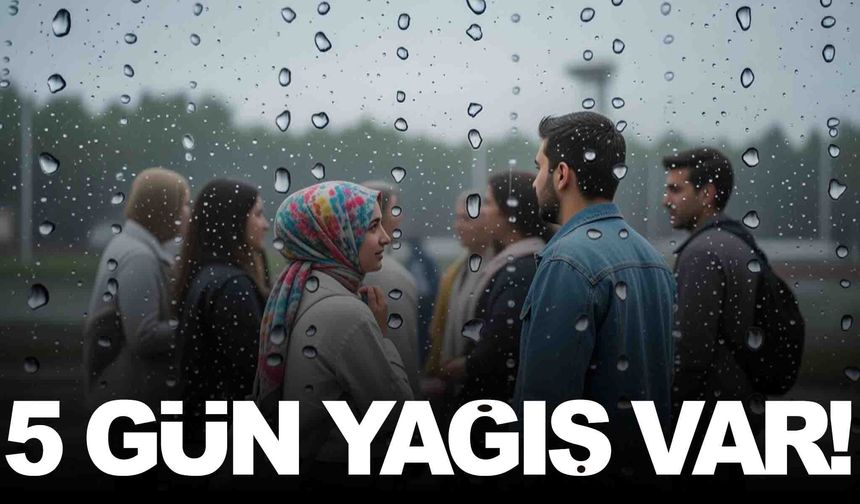 Manisa’da yağışlı hava etkisini sürdürecek: 5 gün boyunca sağanak bekleniyor