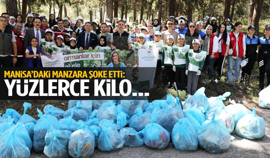 Manisa’daki manzara şoke etti: Yüzlerce kilo…