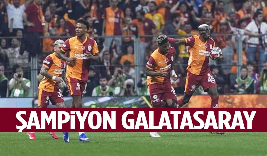 Süper Lig'de 2025-2026 sezonunun şampiyonu Galatasaray oldu