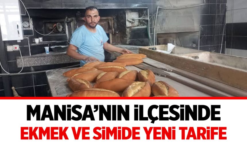 Sarıgöl’de ekmeğe ve simide zam geldi