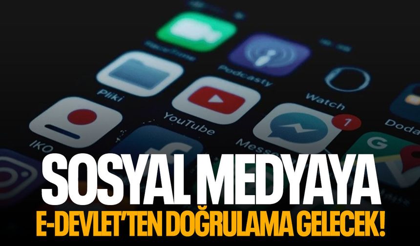 Sosyal medyaya e-Devlet'ten girilecek!