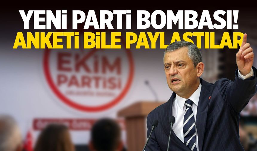 Yeni parti gelişmesi! Anketi bile paylaştılar...