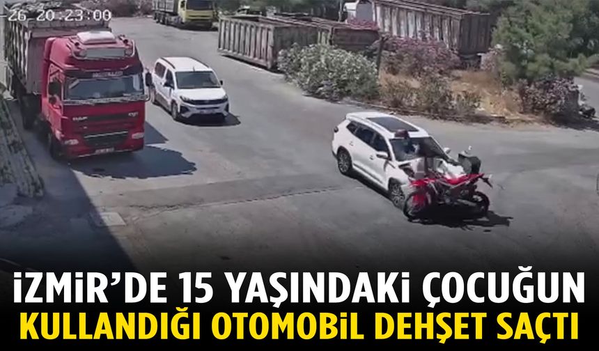 15 yaşındaki çocuğun kullandığı otomobil dehşet saçtı