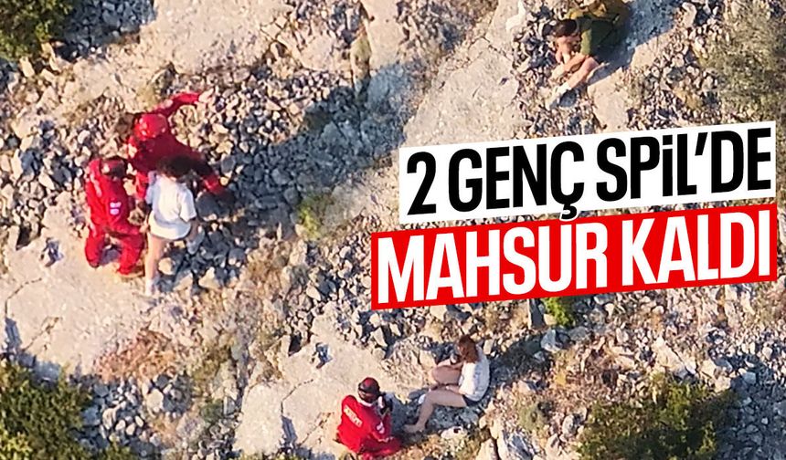 2 genç Spil'de mahsur kaldı